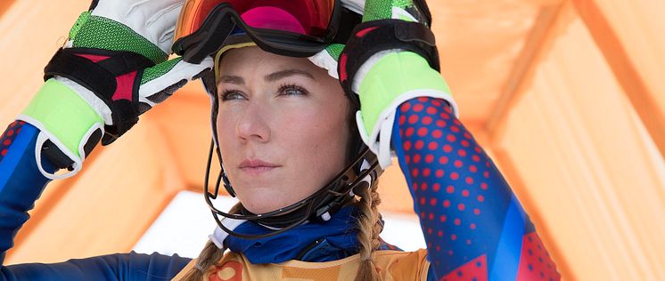 Kampania reklamowa Visa na Zimowe Igrzyska Olimpijskie PyeongChang 2018 - screen ze spotu_Mikaela Shiffrin 2