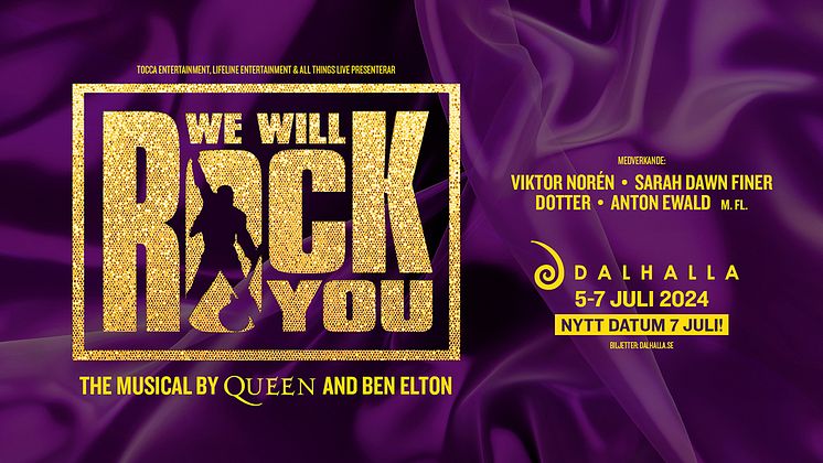 We Will Rock You Dalhalla 7 juli