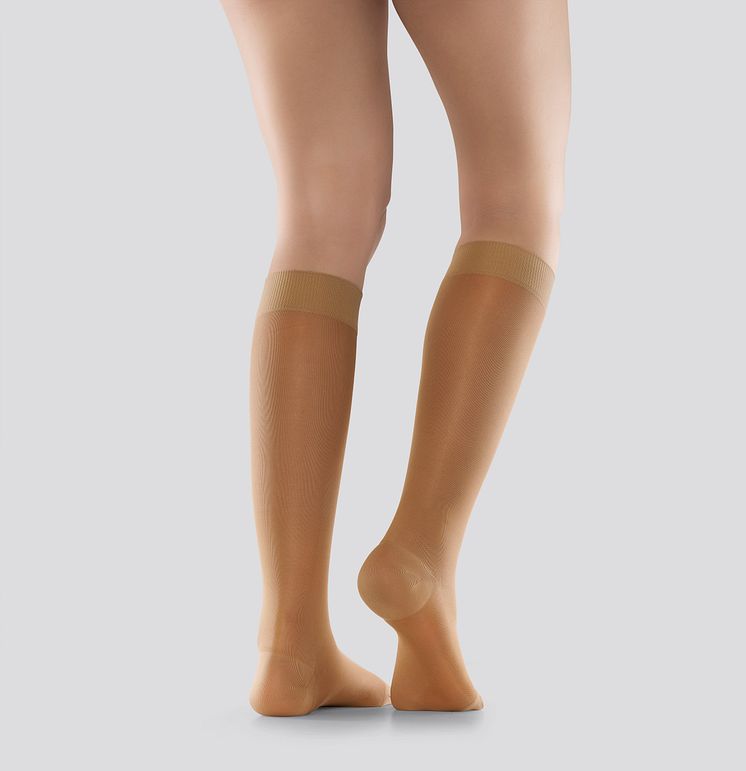Mabs Compression Socks Nylon Knee Tan