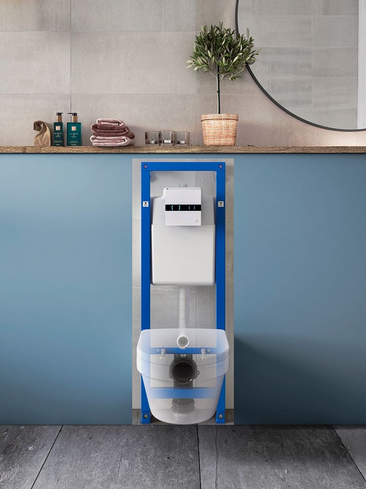 Triomont – The simplest solution for wall-mounted toilets