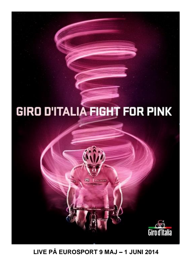 Pressinfo: Giro d'Italia 2014 på Eurosport