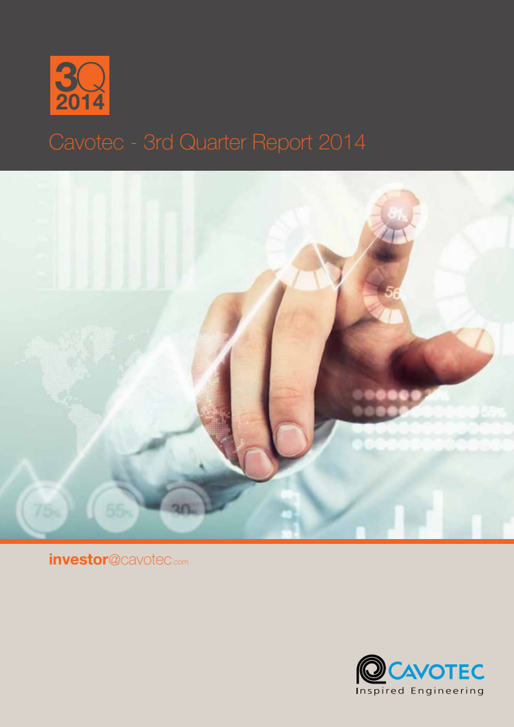 Cavotec 3Q14 results summary and related materials