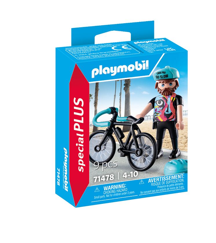 PLAYMOBIL_71478_Special Plus-Rennradfahrer Paul_Box links