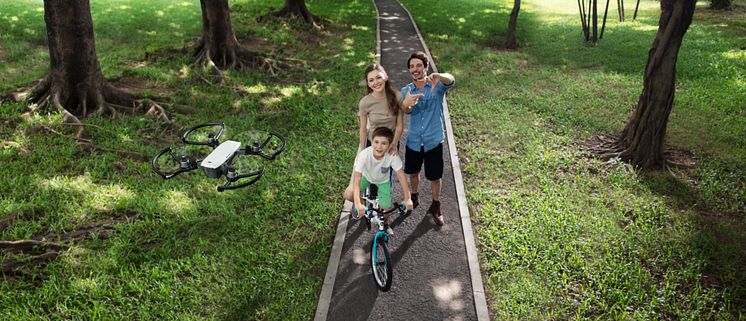 DJI Spark Family Bike Ride