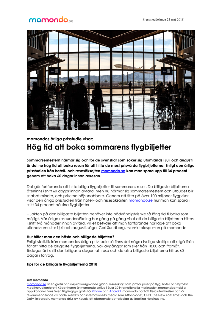 Hög tid att boka sommarens flygbiljetter
