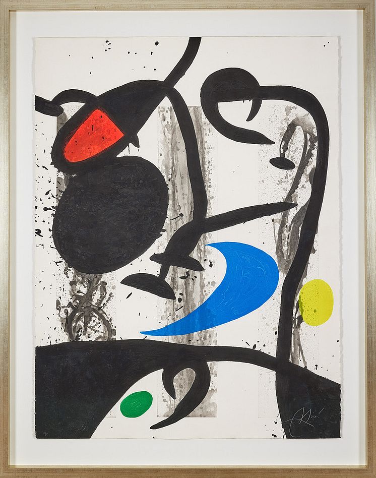"Grand Triptyque Noir", Joan Miró