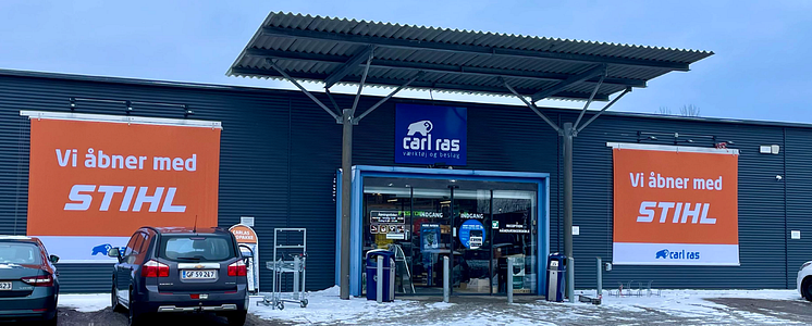 Carl Ras åbner med STIHL
