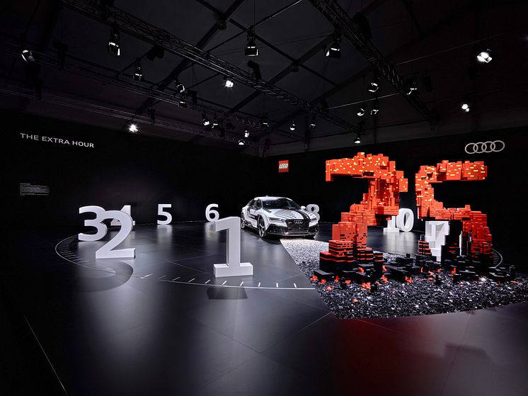 “The extra hour” installation by Audi and the LEGO® Group at Design Miami/