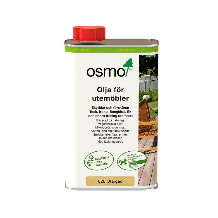 Osmo 028 Olja för utemöbler 1L