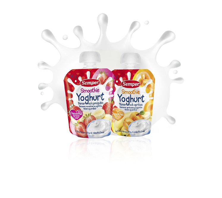Smoothie Yoghurt en nyhet i klämpåse