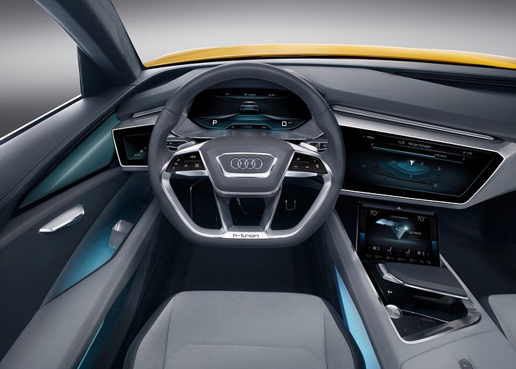 Audi h-tron quattro interiör