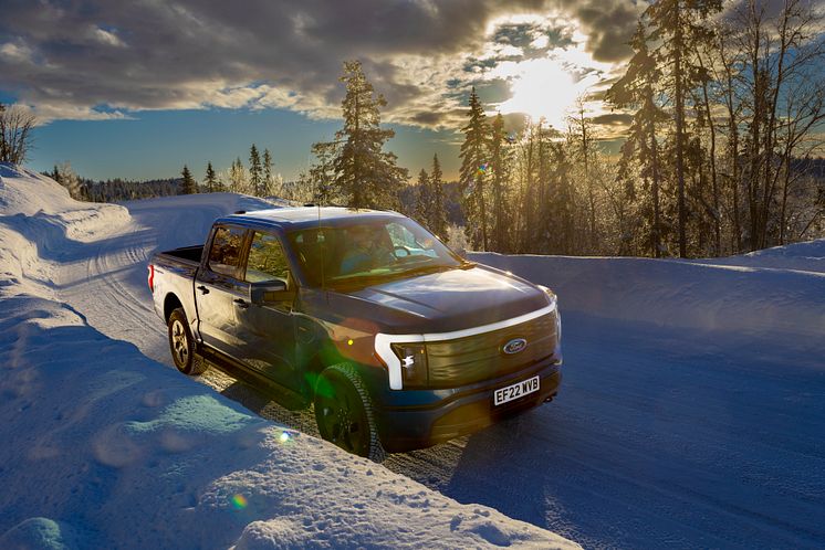 Ford F-150 Lightning Norge vinter 2023