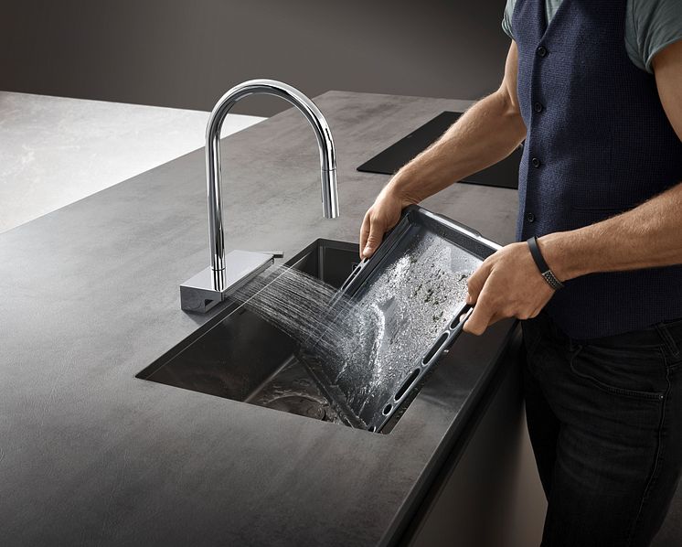 hansgrohe Aquno Select M81 med SatinFlow