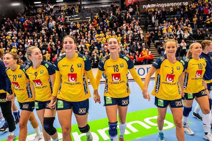 Swebar officiell supplier till damlandslaget i handboll