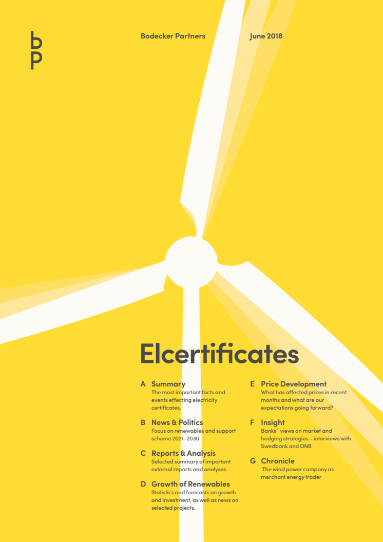 Latest update on Electricity certificates and Nordic renewable market