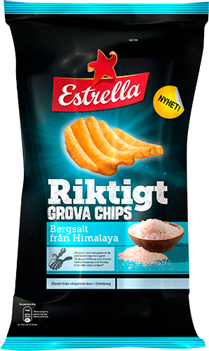 Estrella Riktigt Grova chips Bergssalt från Himalaya
