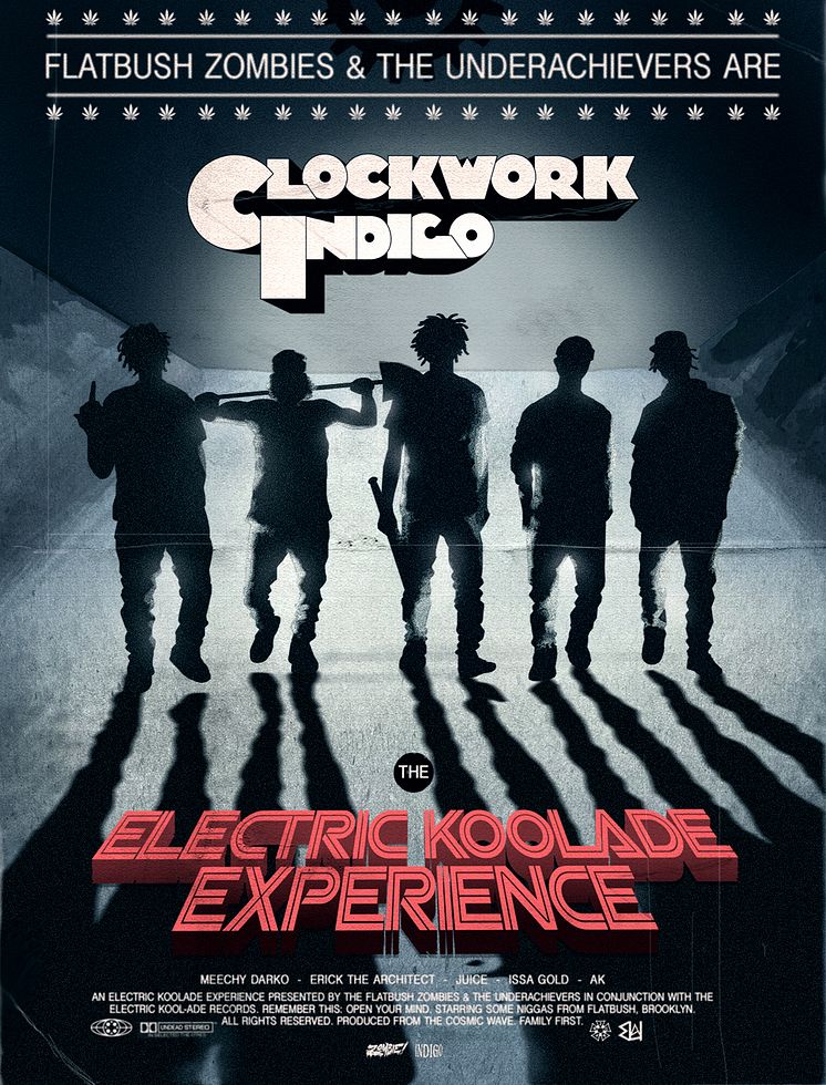 Clockwork Indigo turnéplakat