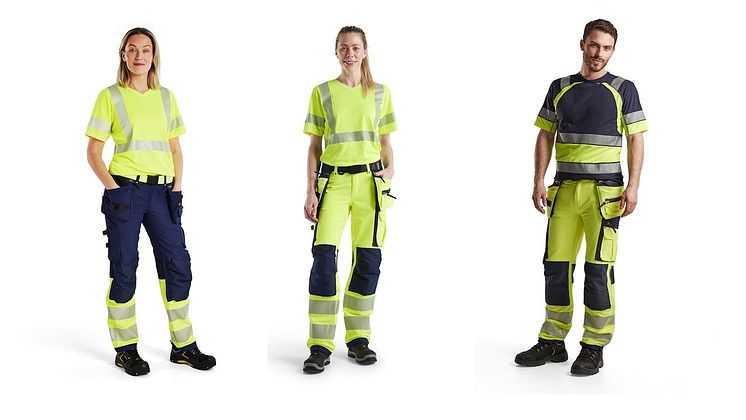 4-Veisstretch Blåkläder 