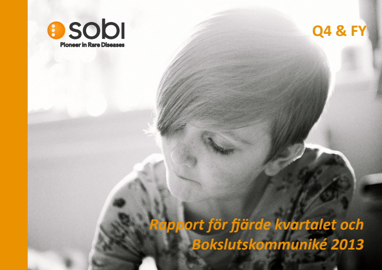 Sobi Bokslutskommuniké 2013