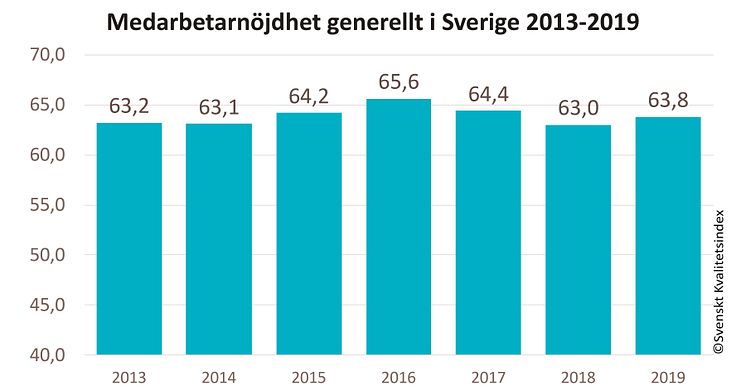 SKI medarbetarnöjdhet 2013-2019