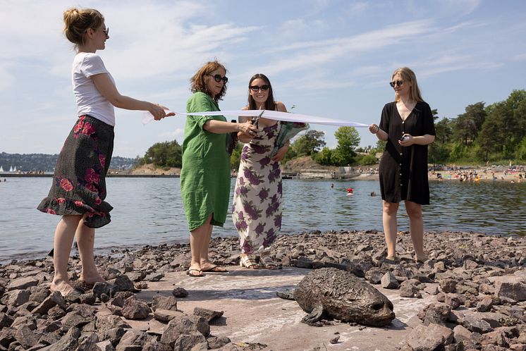 Avduking kunst Langøyene, Andrea Scholze, Familien fra havet