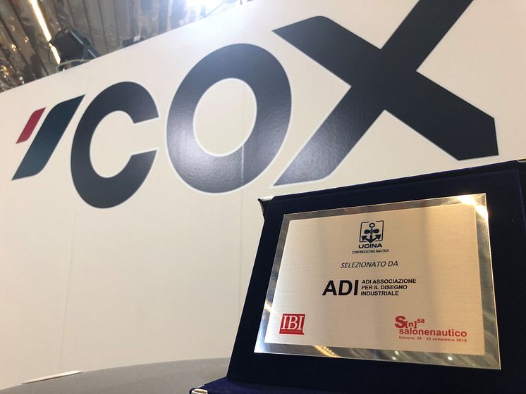 High res image - Cox Powertrain - ADI award Genoa Boat Show 