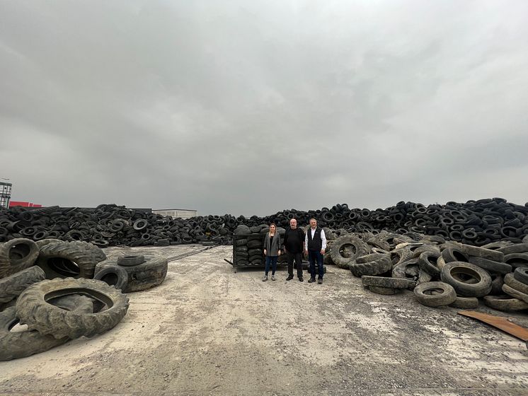 the place for waste tire collection