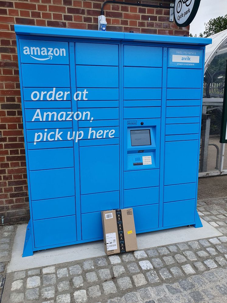 New Amazon Hub Lockers at Hassocks station