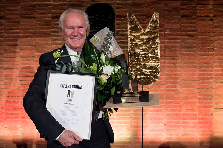 Hasse Persson mottagare av Gullsaxarna 2015