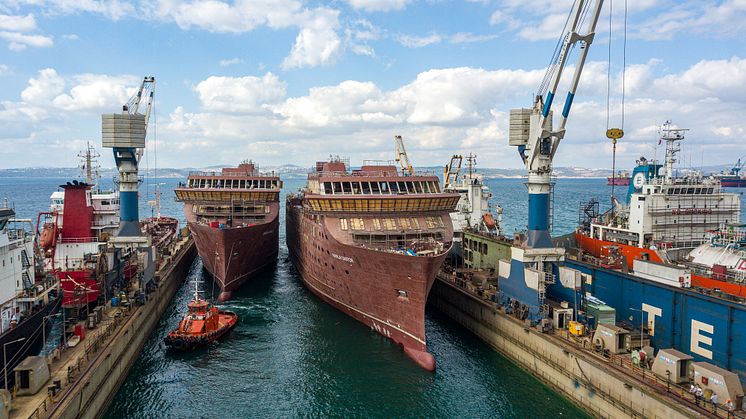 Twin launch of Havila Voyages first two ships