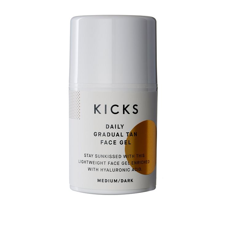 KICKS Daily Gradual Tan Face Gel MediumDark