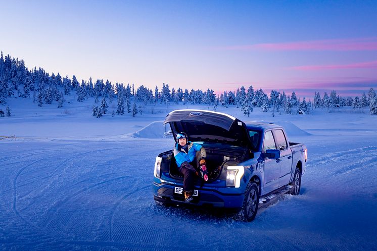 Ford F-150 Lightning Norge vinter 2023