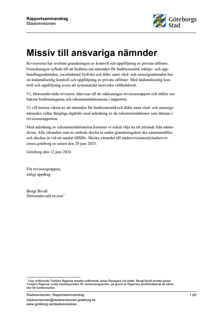 Rapportsammandrag – Kontroll och uppföljning av privata utförare (2024-06-12).pdf