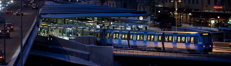 Stockholm by night wide