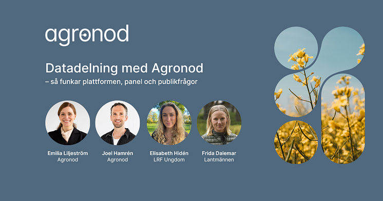 Live 23/11: Datadelning med Agronod