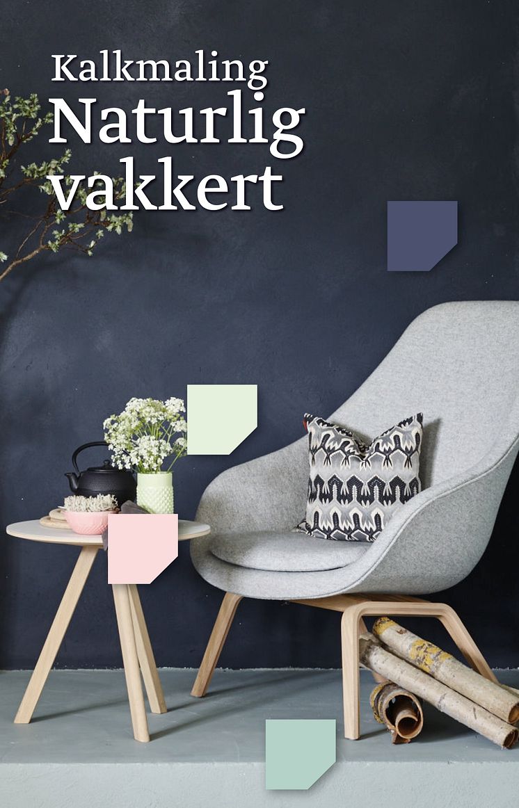 Forsiden av Fargerikes nye fargekart til kalkmaling og chalk paint!