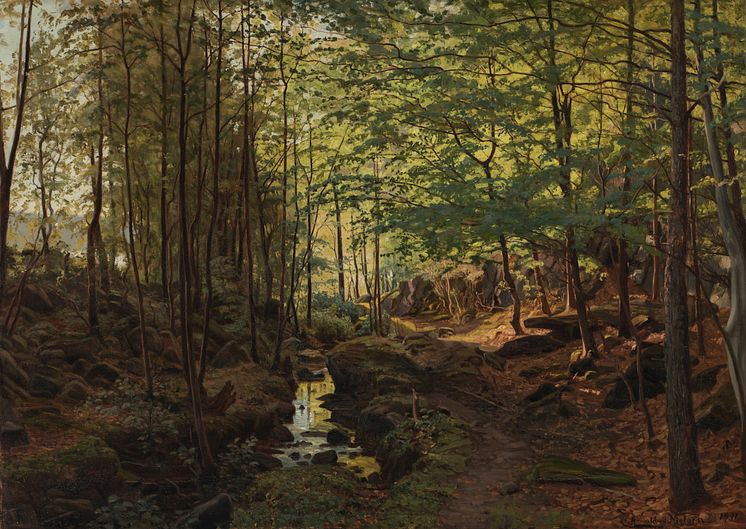 Amaldus Nielsen Linadalen ved Mandal 1911 Christianssands Billedgalleri-kopi.jpg