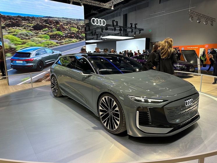 Audi A6 Avant e-tron concept på eCarExpo i Göteborg