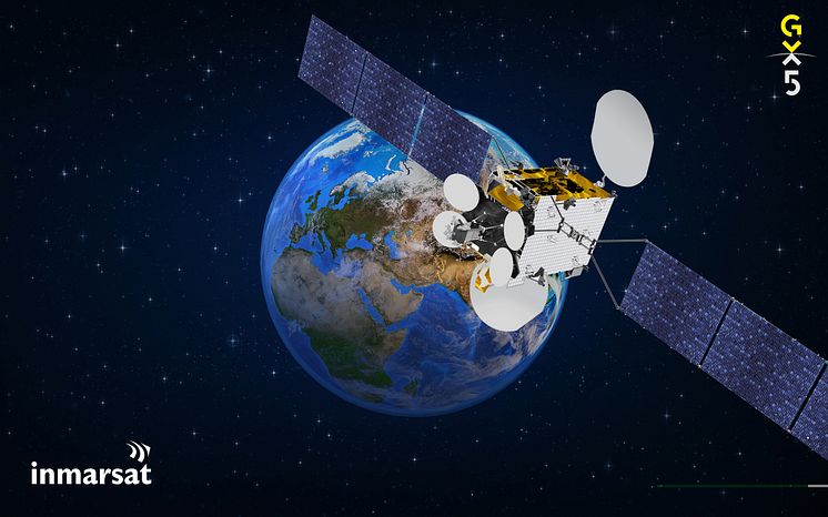 Hi-res image - Inmarsat - Inmarsat has confirmed commercial service introduction of GX5, the company’s newest, most powerful geostationary satellite to date