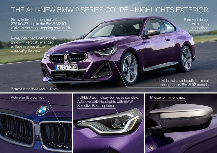 BMW 2-serie Coupe - Highlights eksteriør