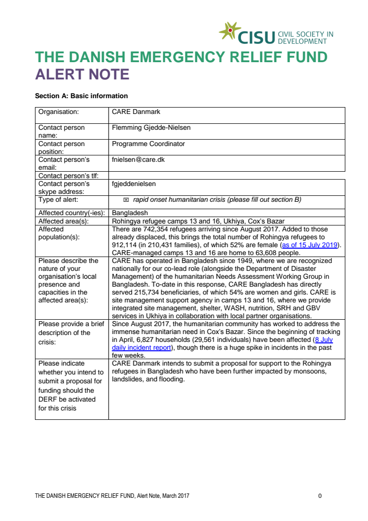 19-012-RO Alert Note Bangladesh Monsoon Crisis 