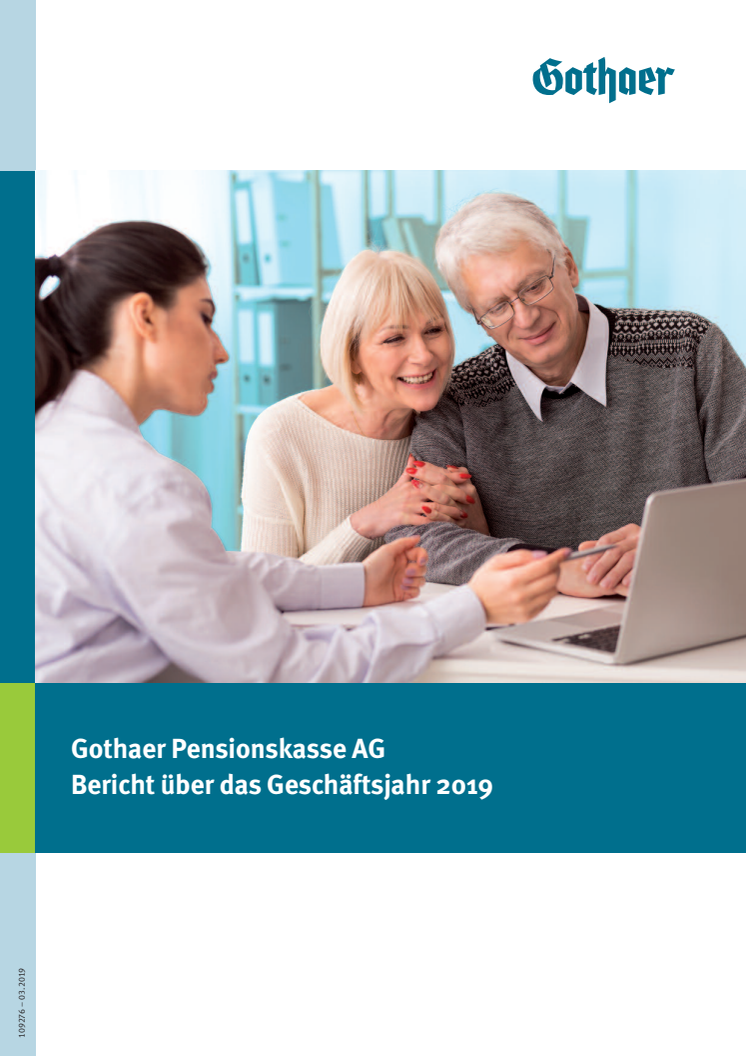 Geschäftsjahr 2019: Gothaer Pensionskasse