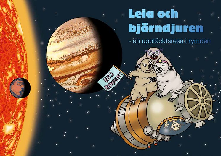 Leia och björndjuren (omslag - fri användning). Illustration: Lovisa Lesse