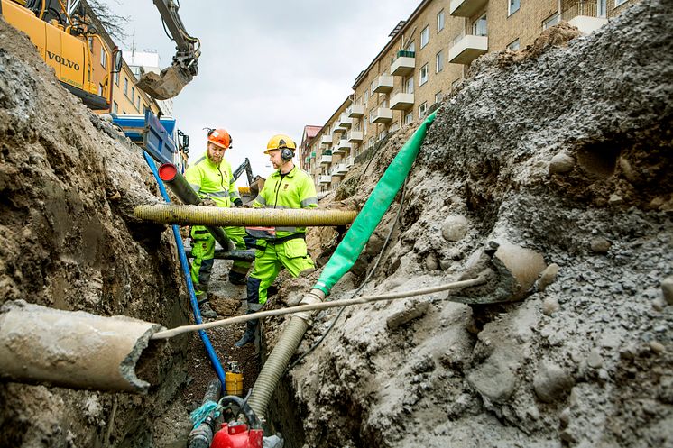 Staden förnyas även under ytan. Högupplöst