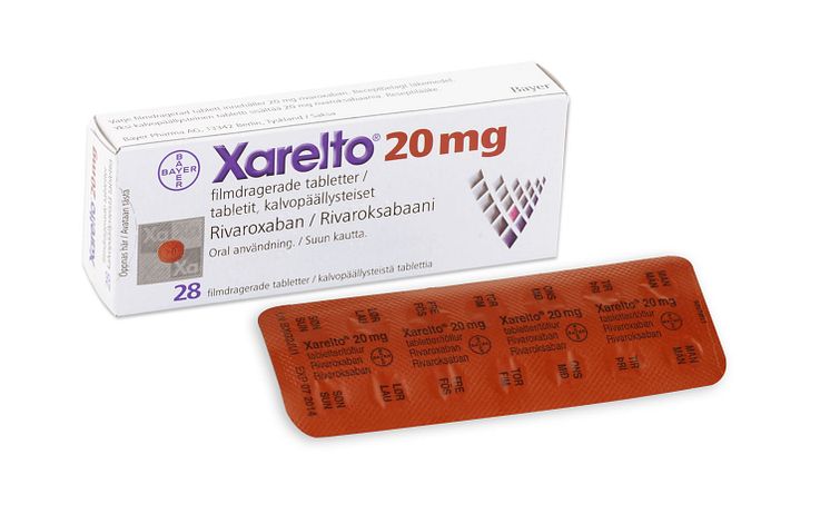Xarelto 20 mg förpackning