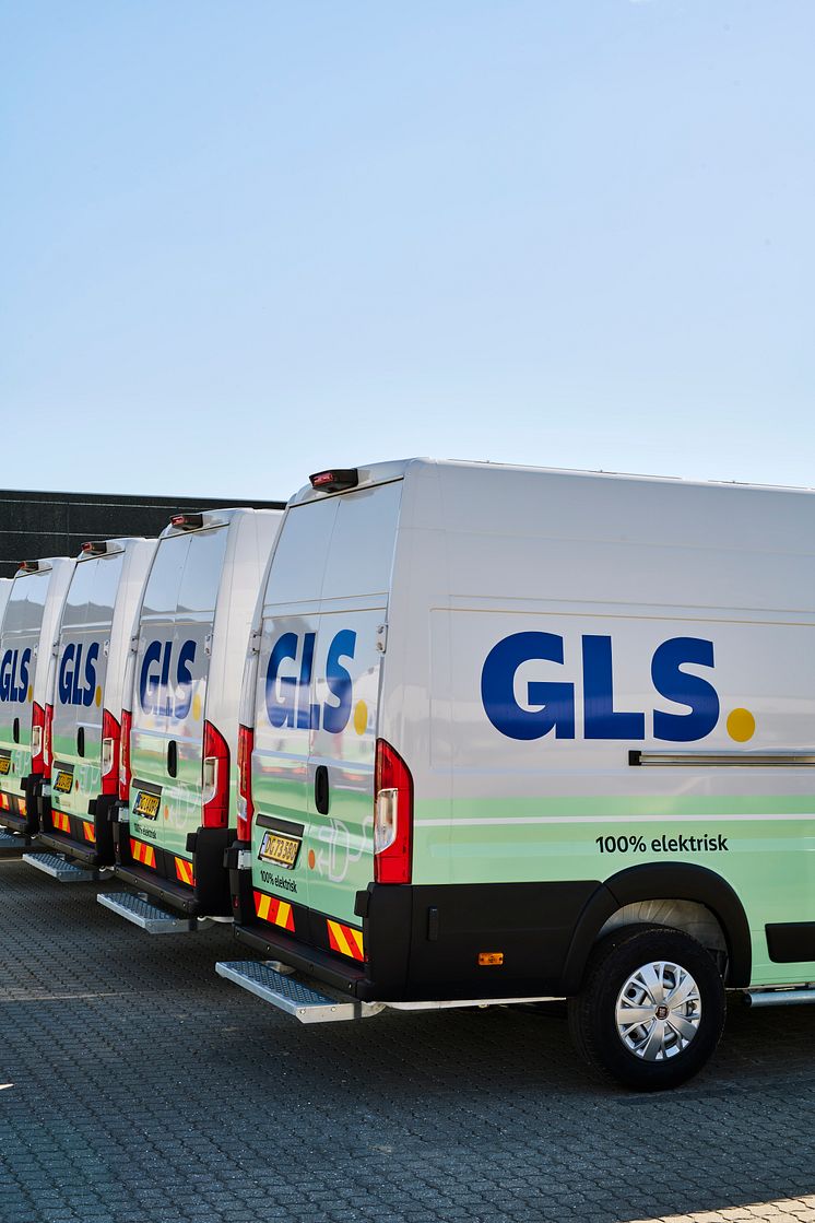 GLS elbil opladning varevogn