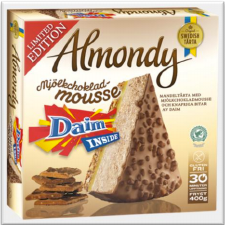 Almondy med Daim och mjölkchokladmousse