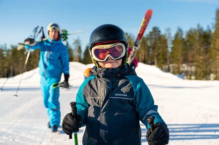 Alpin skidåkning i Orsa Grönklitt