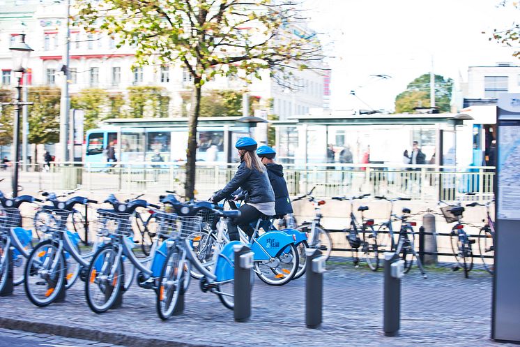 Bild Styr & Ställ Göteborg lånecykelsystem