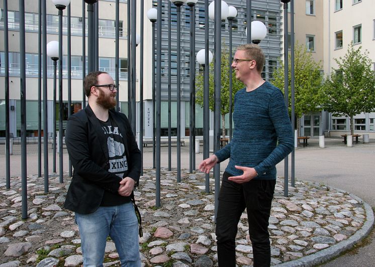 Svante Karlman (viec ordf) och Daniel Johansson (ordf), Studentkåren